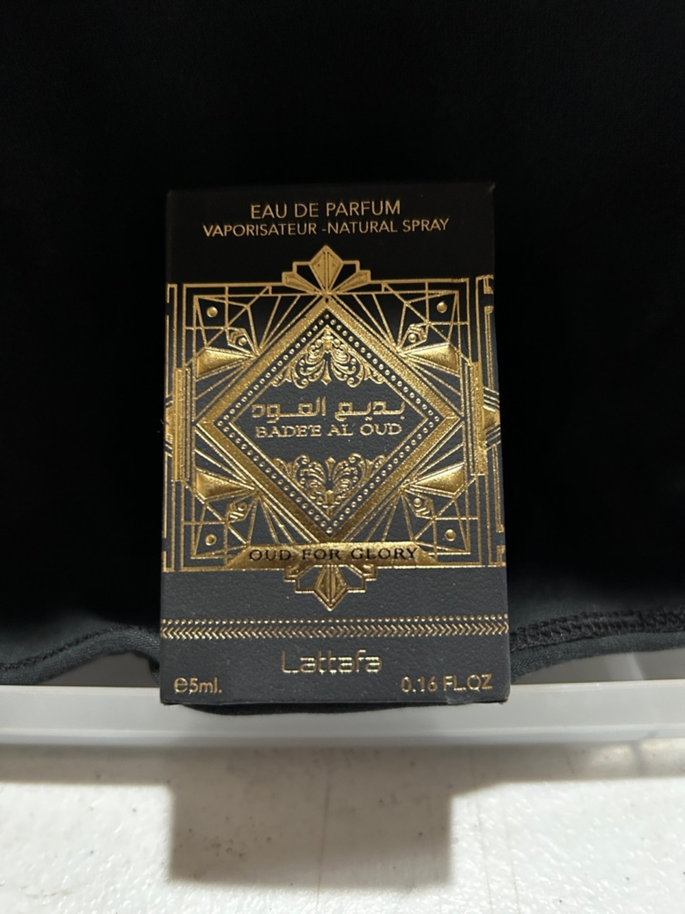 Lattafa Bade'e Al Oud Eau de Parfum — Black & Gold